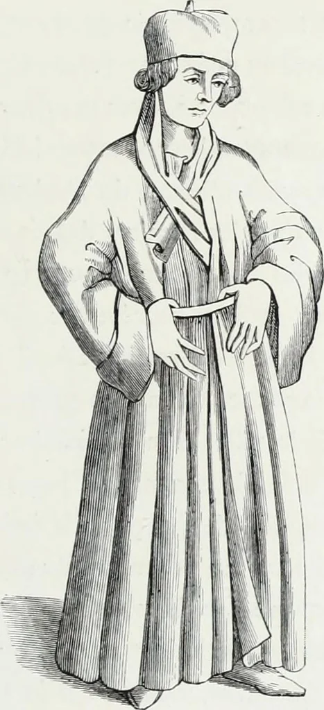 An illustration from Mœurs, usages et costumes au moyen âge et à l'époque de la renaissance, 1872, leaf 436