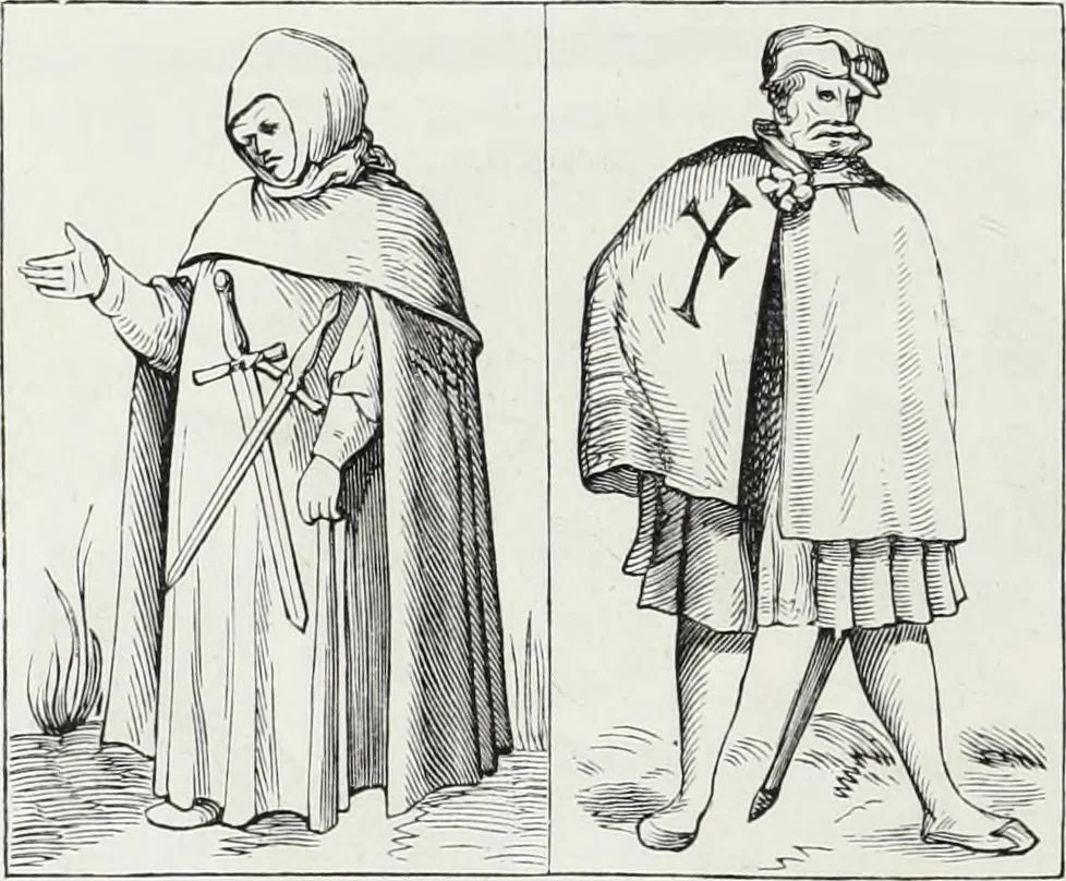 An illustration from Mœurs, usages et costumes au moyen âge et à l'époque de la renaissance, 1872, leaf 455