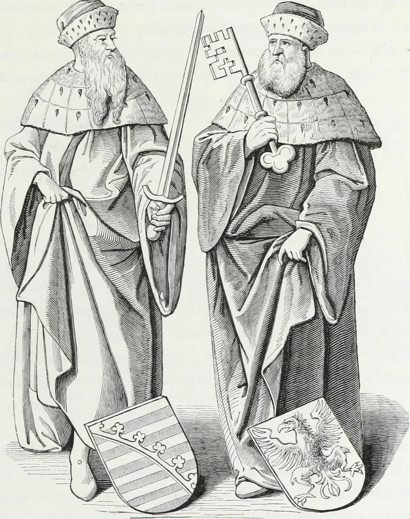 An illustration from Mœurs, usages et costumes au moyen âge et à l'époque de la renaissance, 1872, leaf 458