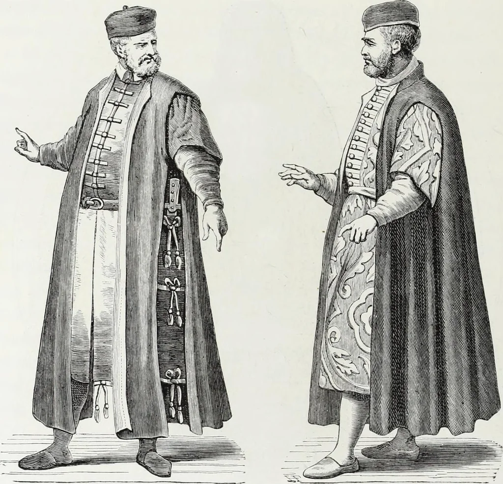 An illustration from Mœurs, usages et costumes au moyen âge et à l'époque de la renaissance, 1872, leaf 467