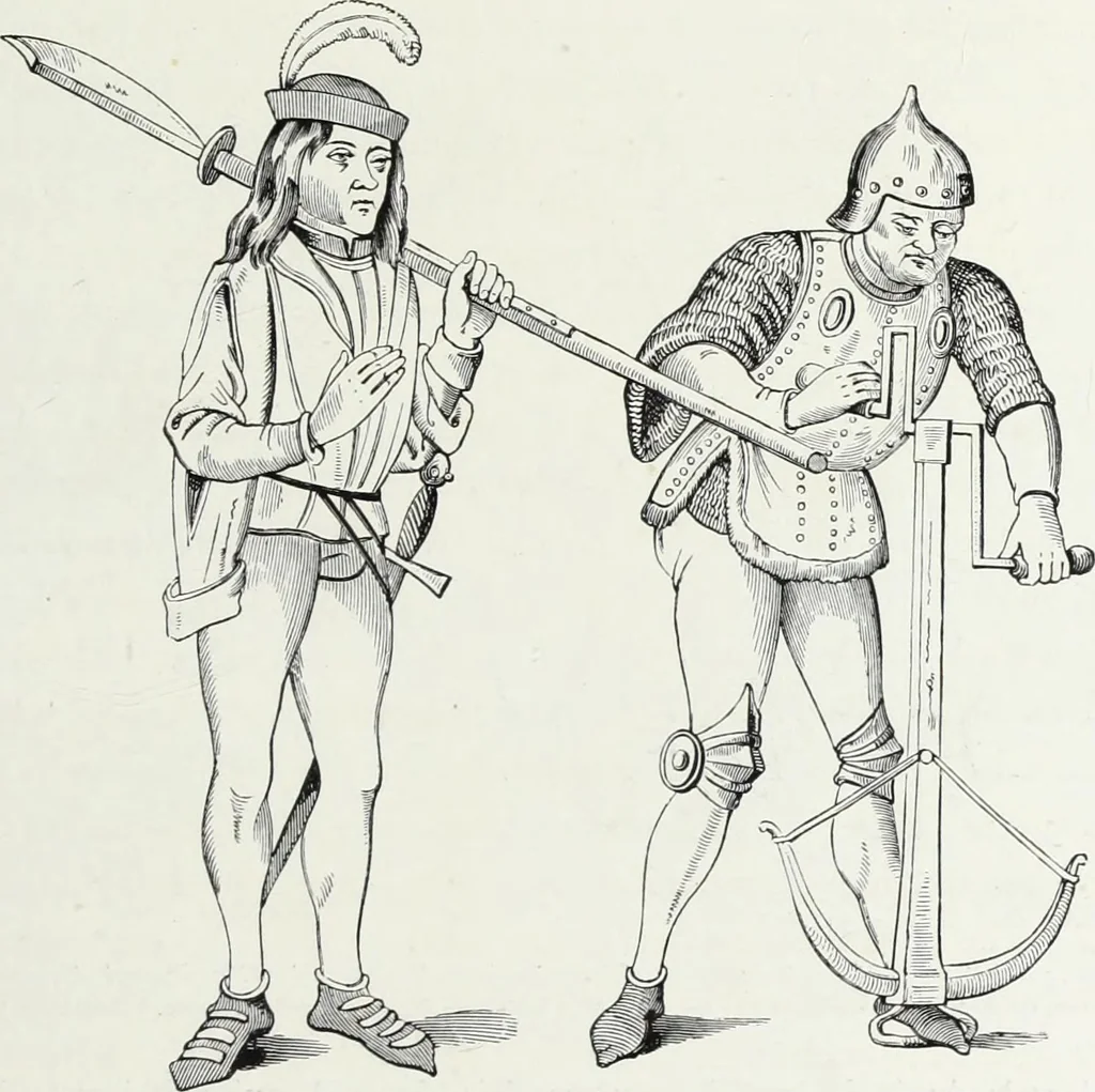 An illustration from Mœurs, usages et costumes au moyen âge et à l'époque de la renaissance, 1872, leaf 48