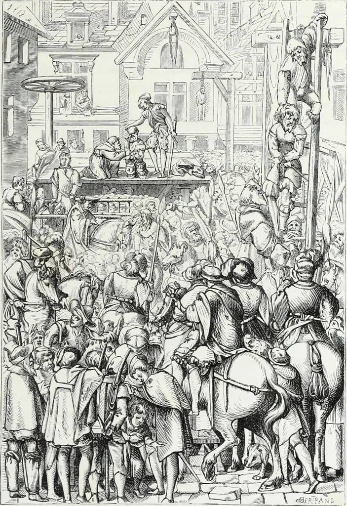 An illustration from Mœurs, usages et costumes au moyen âge et à l'époque de la renaissance, 1872, leaf 488
