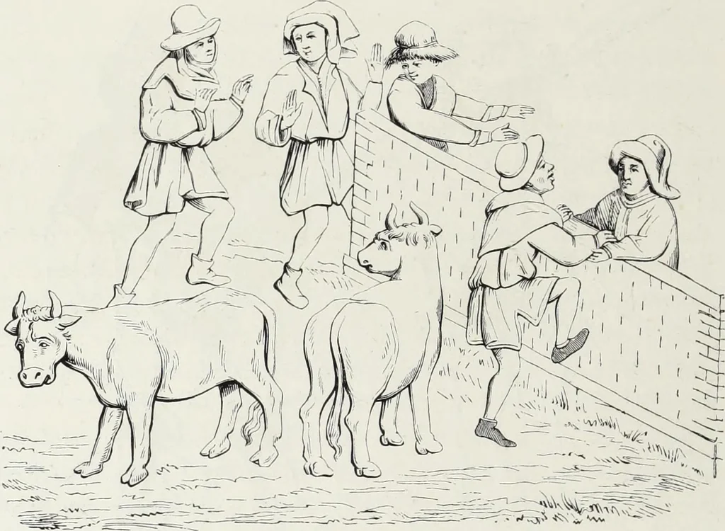 An illustration from Mœurs, usages et costumes au moyen âge et à l'époque de la renaissance, 1872, leaf 49