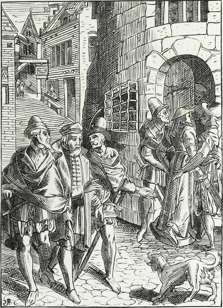 An illustration from Mœurs, usages et costumes au moyen âge et à l'époque de la renaissance, 1872, leaf 498