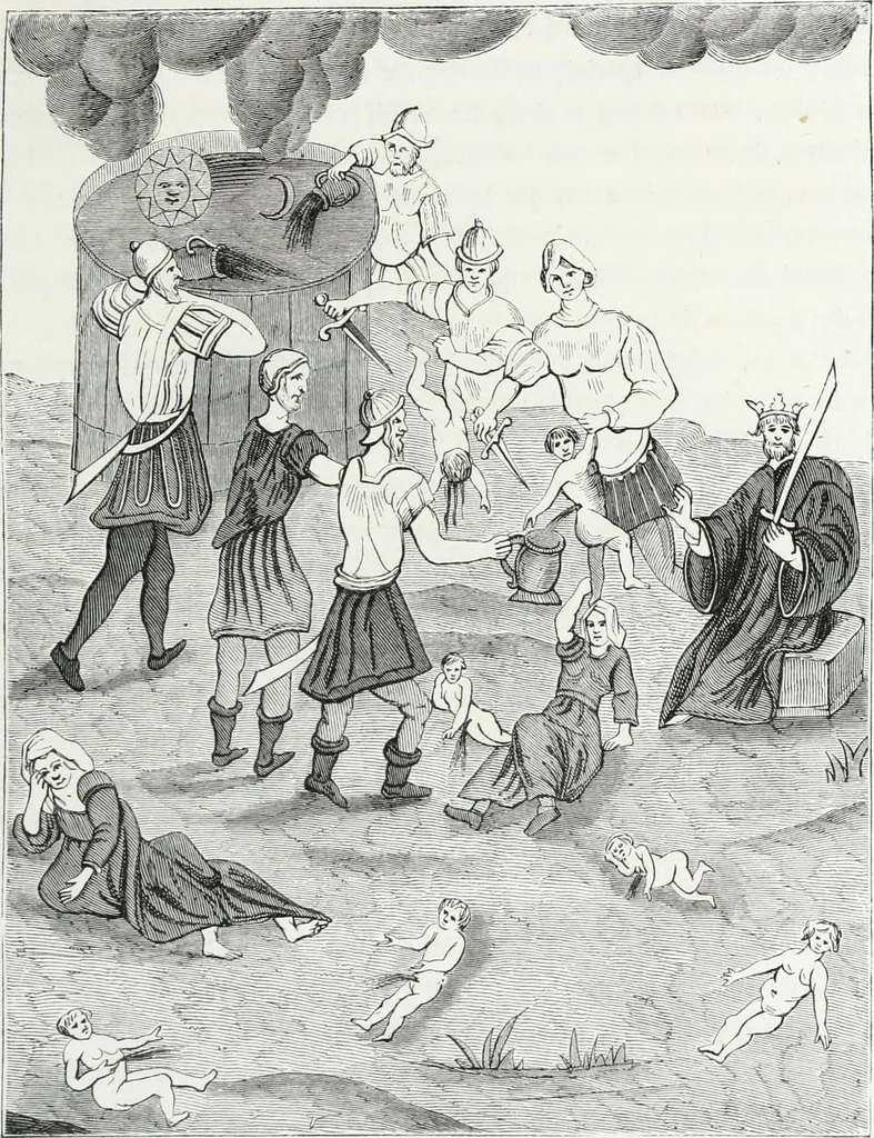 An illustration from Mœurs, usages et costumes au moyen âge et à l'époque de la renaissance, 1872, leaf 506