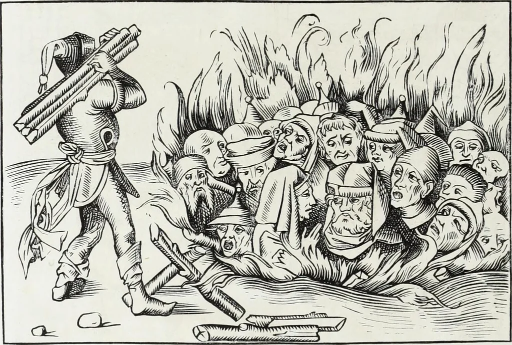 An illustration from Mœurs, usages et costumes au moyen âge et à l'époque de la renaissance, 1872, leaf 513