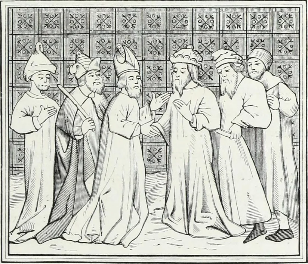 An illustration from Mœurs, usages et costumes au moyen âge et à l'époque de la renaissance, 1872, leaf 514