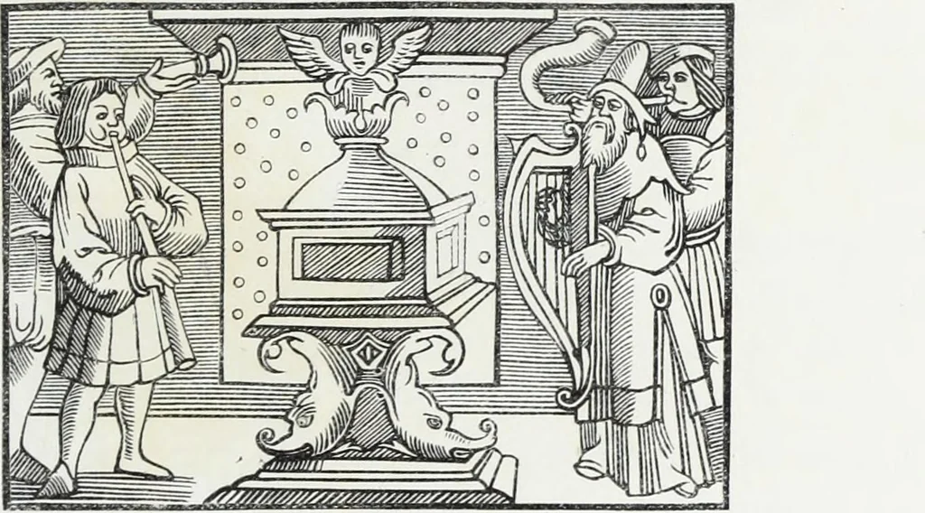 An illustration from Mœurs, usages et costumes au moyen âge et à l'époque de la renaissance, 1872, leaf 526