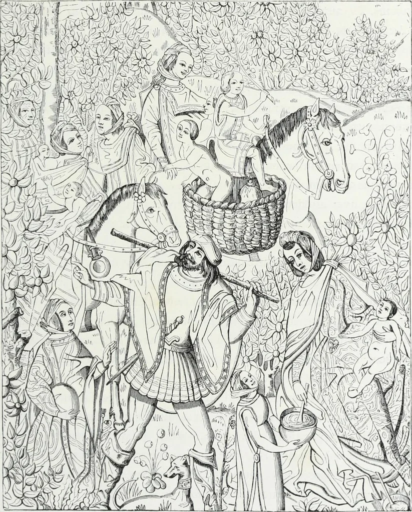 An illustration from Mœurs, usages et costumes au moyen âge et à l'époque de la renaissance, 1872, leaf 530