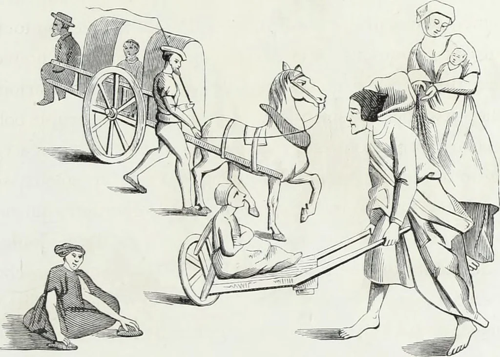 An illustration from Mœurs, usages et costumes au moyen âge et à l'époque de la renaissance, 1872, leaf 542