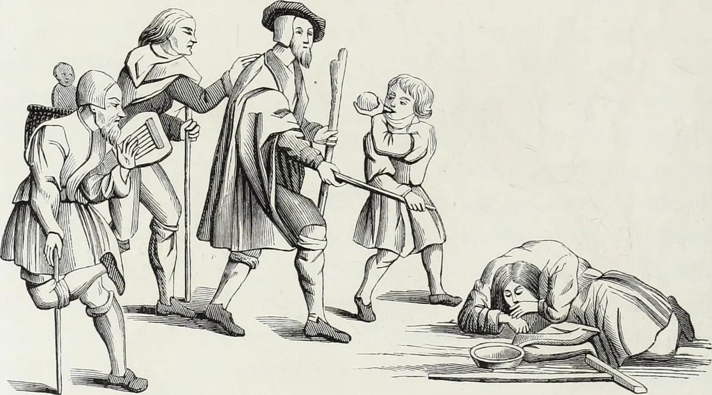 An illustration from Mœurs, usages et costumes au moyen âge et à l'époque de la renaissance, 1872, leaf 543