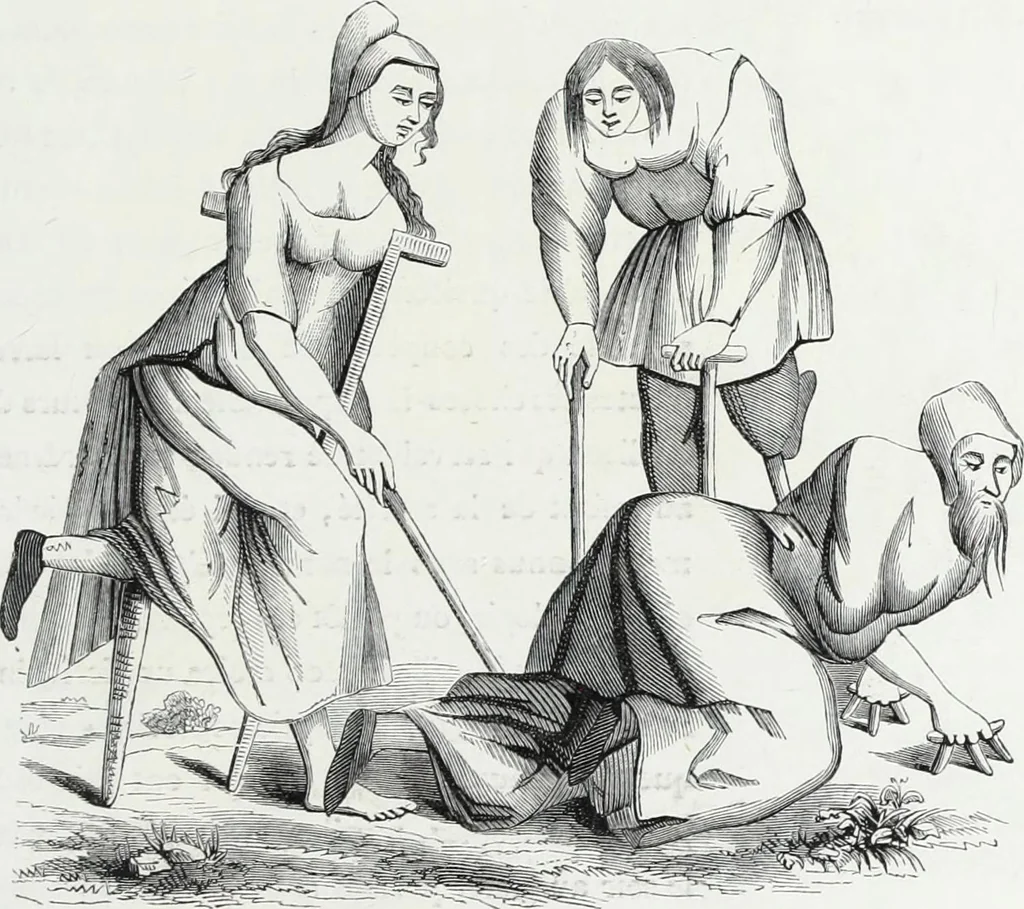 An illustration from Mœurs, usages et costumes au moyen âge et à l'époque de la renaissance, 1872, leaf 544