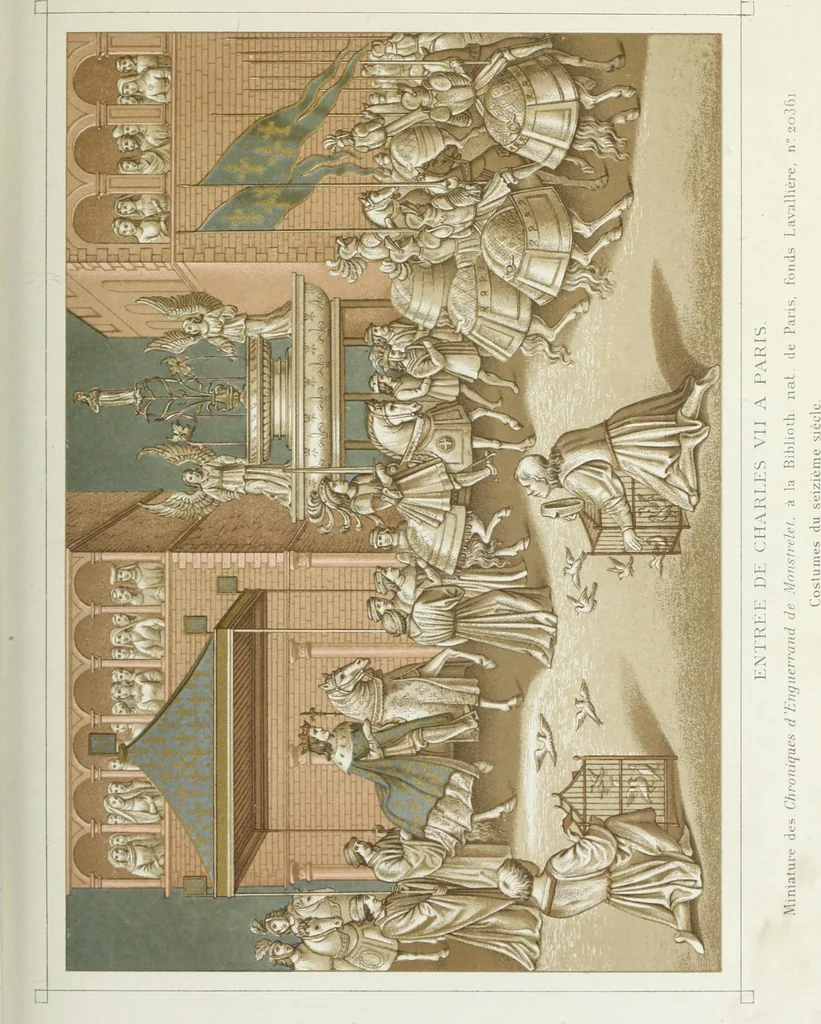 An illustration from Mœurs, usages et costumes au moyen âge et à l'époque de la renaissance, 1872, leaf 574