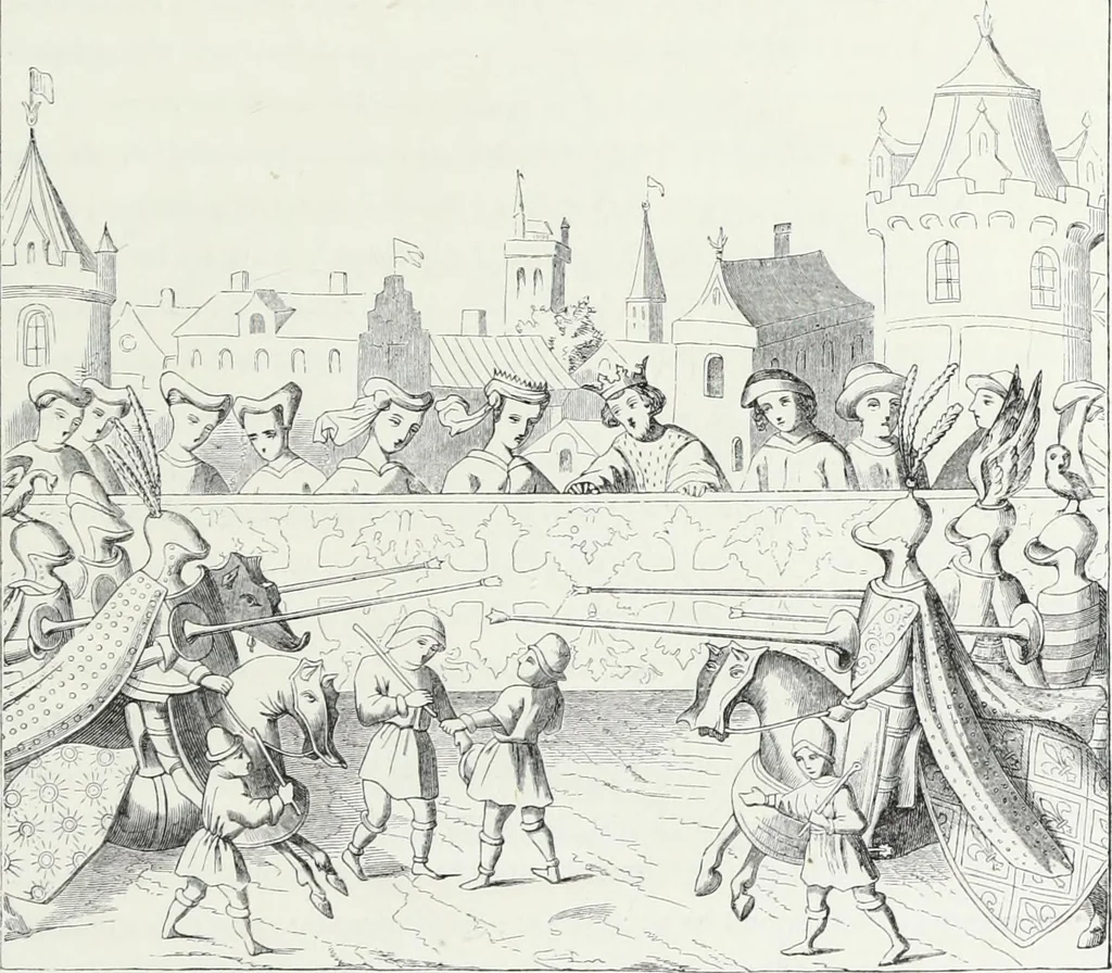 An illustration from Mœurs, usages et costumes au moyen âge et à l'époque de la renaissance, 1872, leaf 576