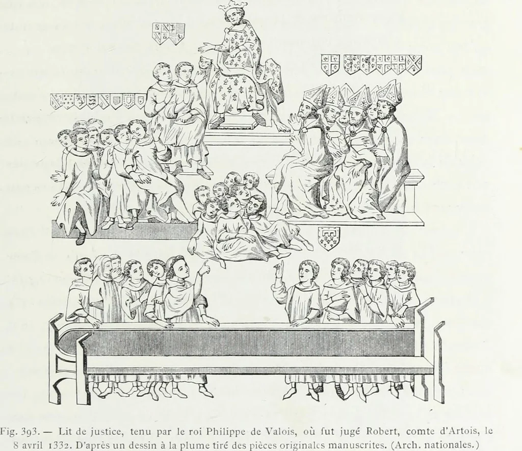 An illustration from Mœurs, usages et costumes au moyen âge et à l'époque de la renaissance, 1872, leaf 578