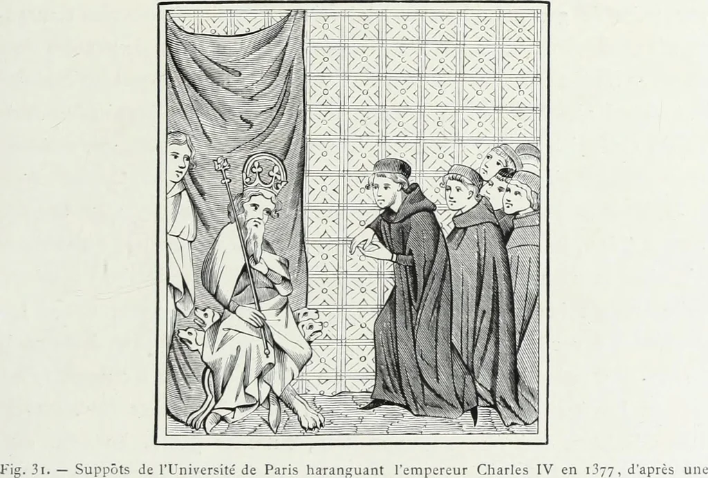 An illustration from Mœurs, usages et costumes au moyen âge et à l'époque de la renaissance, 1872, leaf 58