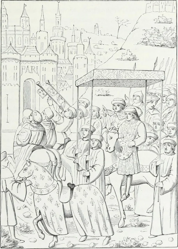 An illustration from Mœurs, usages et costumes au moyen âge et à l'époque de la renaissance, 1872, leaf 582