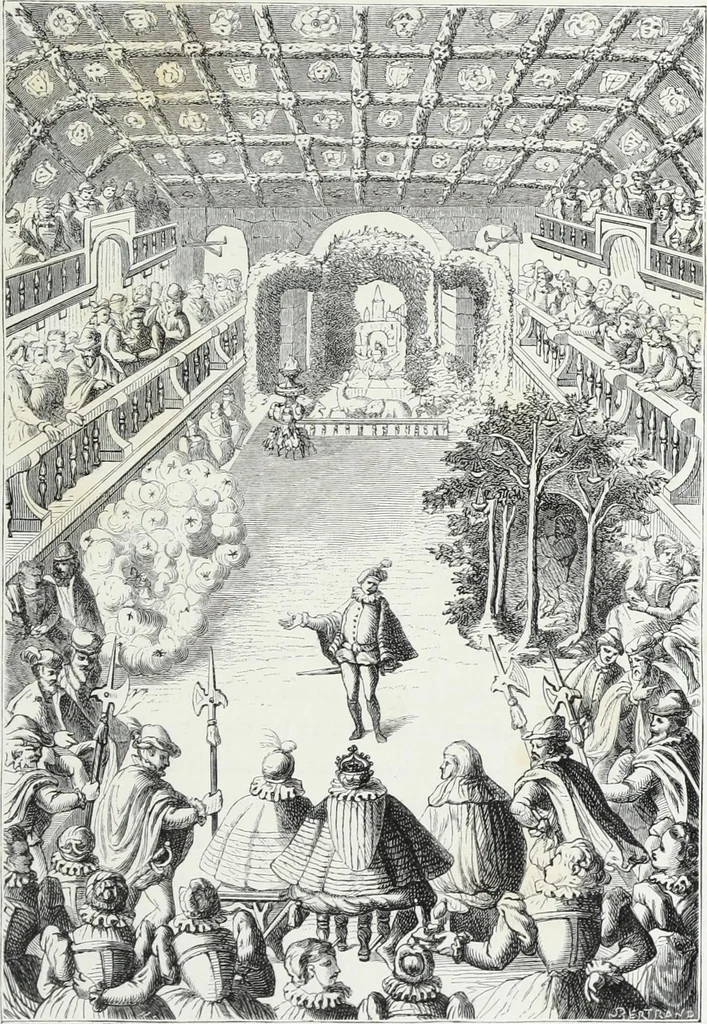 An illustration from Mœurs, usages et costumes au moyen âge et à l'époque de la renaissance, 1872, leaf 588