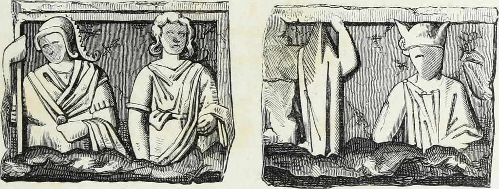 An illustration from Mœurs, usages et costumes au moyen âge et à l'époque de la renaissance, 1872, leaf 594