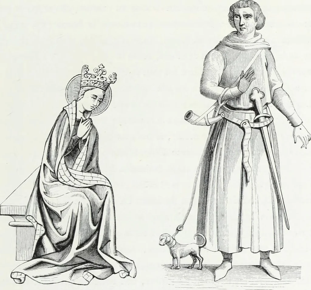 An illustration from Mœurs, usages et costumes au moyen âge et à l'époque de la renaissance, 1872, leaf 608