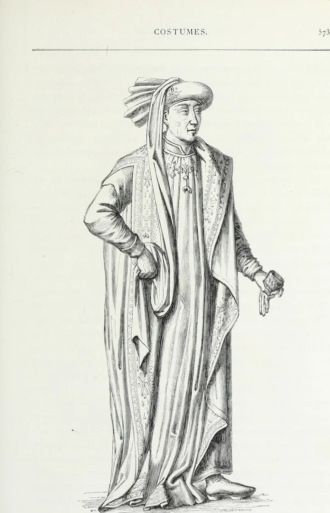 An illustration from Mœurs, usages et costumes au moyen âge et à l'époque de la renaissance, 1872, leaf 620