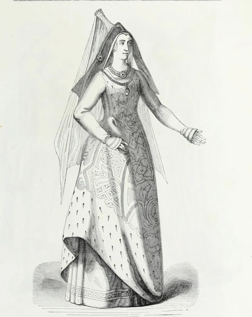 An illustration from Mœurs, usages et costumes au moyen âge et à l'époque de la renaissance, 1872, leaf 636