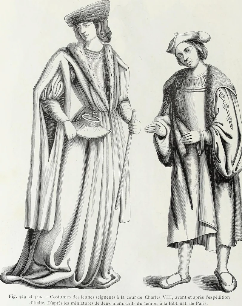 An illustration from Mœurs, usages et costumes au moyen âge et à l'époque de la renaissance, 1872, leaf 637