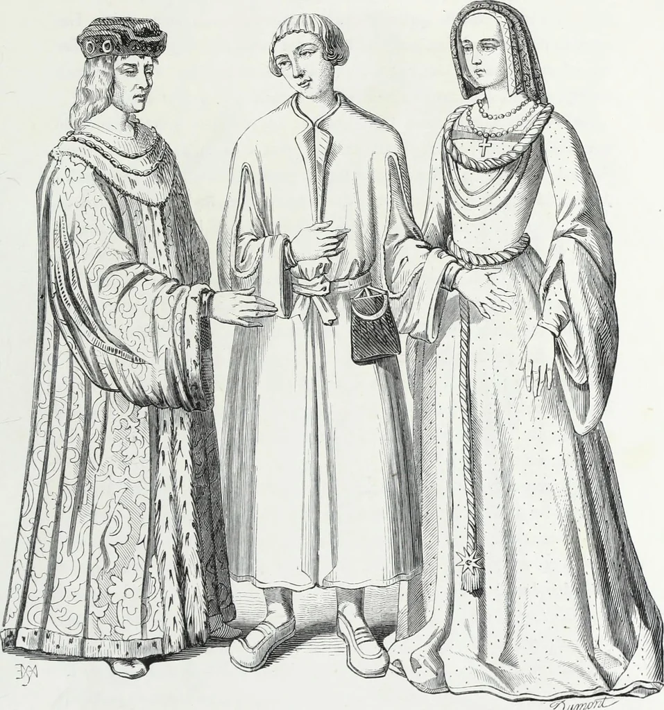 An illustration from Mœurs, usages et costumes au moyen âge et à l'époque de la renaissance, 1872, leaf 638