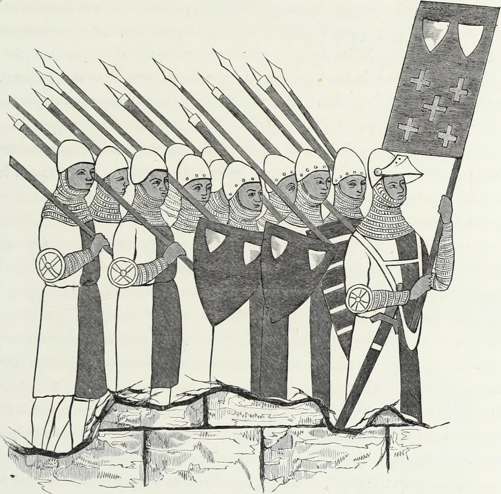 An illustration from Mœurs, usages et costumes au moyen âge et à l'époque de la renaissance, 1872, leaf 70