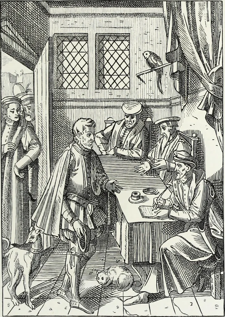 An illustration from Mœurs, usages et costumes au moyen âge et à l'époque de la renaissance, 1872, leaf 76