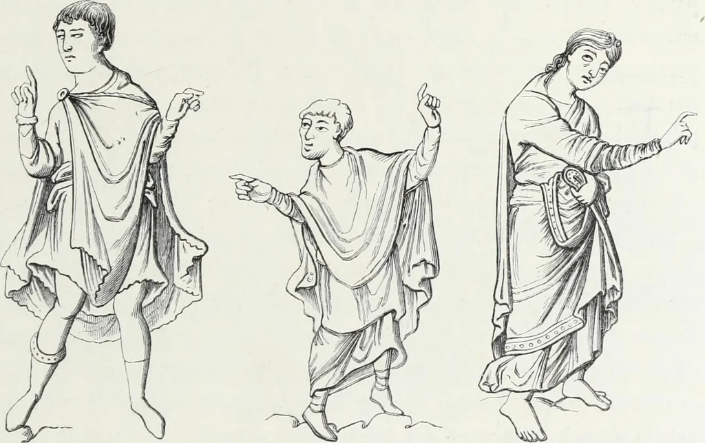 An illustration from Mœurs, usages et costumes au moyen âge et à l'époque de la renaissance, 1872, leaf 84
