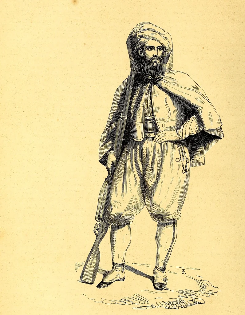 An illustration from Murs, usages et costumes de tous les peuples du monde, d'après des documents and authentiques et les voyages des plus récents;, 1843, leaf 104