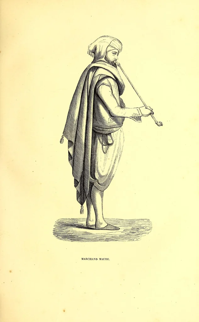 An illustration from Murs, usages et costumes de tous les peuples du monde, d'après des documents and authentiques et les voyages des plus récents;, 1843, leaf 91