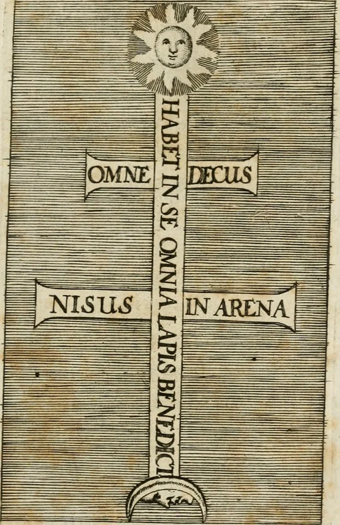 An illustration from Musaeum hermeticum, reformatum et amplificatum : omnes sopho-spagyricae artis discipulos fidelissimè erudiens, quo pacto summa illa veraque lapidis philosophici medicina, qua res omnes qualemcunque defectum patientes, instaurantur, inveniri & haberi queat : continens tractatus chimicos XXI. praestantissimos .., 1678, leaf 18