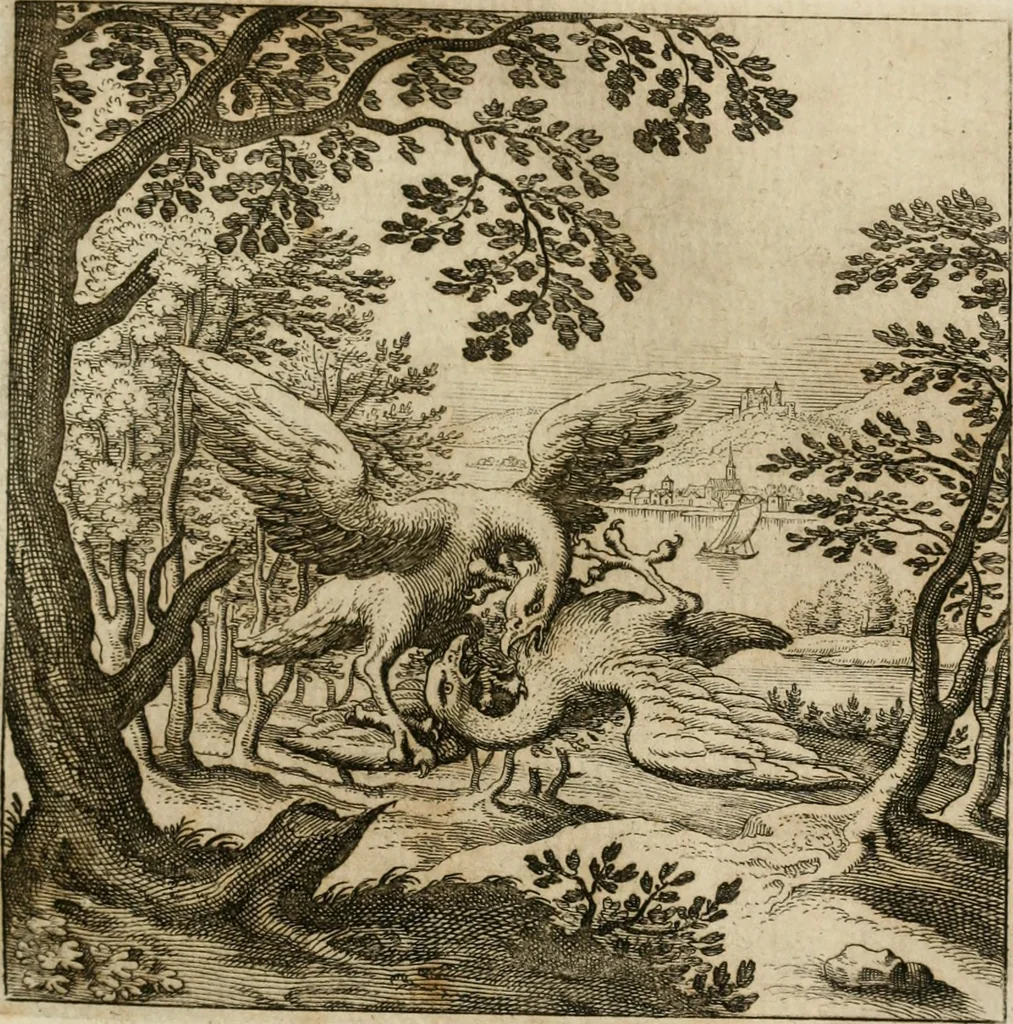 An illustration from Musaeum hermeticum, reformatum et amplificatum : omnes sopho-spagyricae artis discipulos fidelissimè erudiens, quo pacto summa illa veraque lapidis philosophici medicina, qua res omnes qualemcunque defectum patientes, instaurantur, inveniri & haberi queat : continens tractatus chimicos XXI. praestantissimos .., 1678, leaf 374