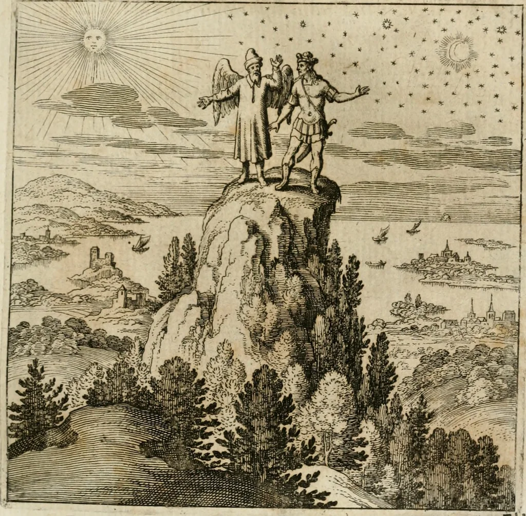 An illustration from Musaeum hermeticum, reformatum et amplificatum : omnes sopho-spagyricae artis discipulos fidelissimè erudiens, quo pacto summa illa veraque lapidis philosophici medicina, qua res omnes qualemcunque defectum patientes, instaurantur, inveniri & haberi queat : continens tractatus chimicos XXI. praestantissimos .., 1678, leaf 382