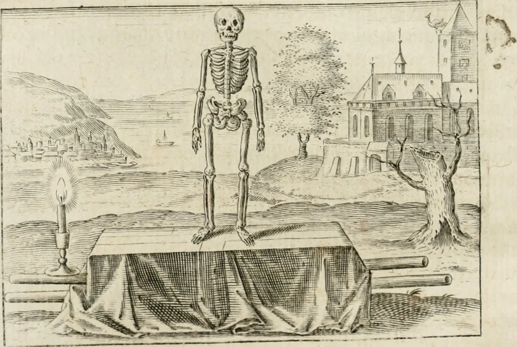 An illustration from Musaeum hermeticum, reformatum et amplificatum : omnes sopho-spagyricae artis discipulos fidelissimè erudiens, quo pacto summa illa veraque lapidis philosophici medicina, qua res omnes qualemcunque defectum patientes, instaurantur, inveniri & haberi queat : continens tractatus chimicos XXI. praestantissimos .., 1678, leaf 417