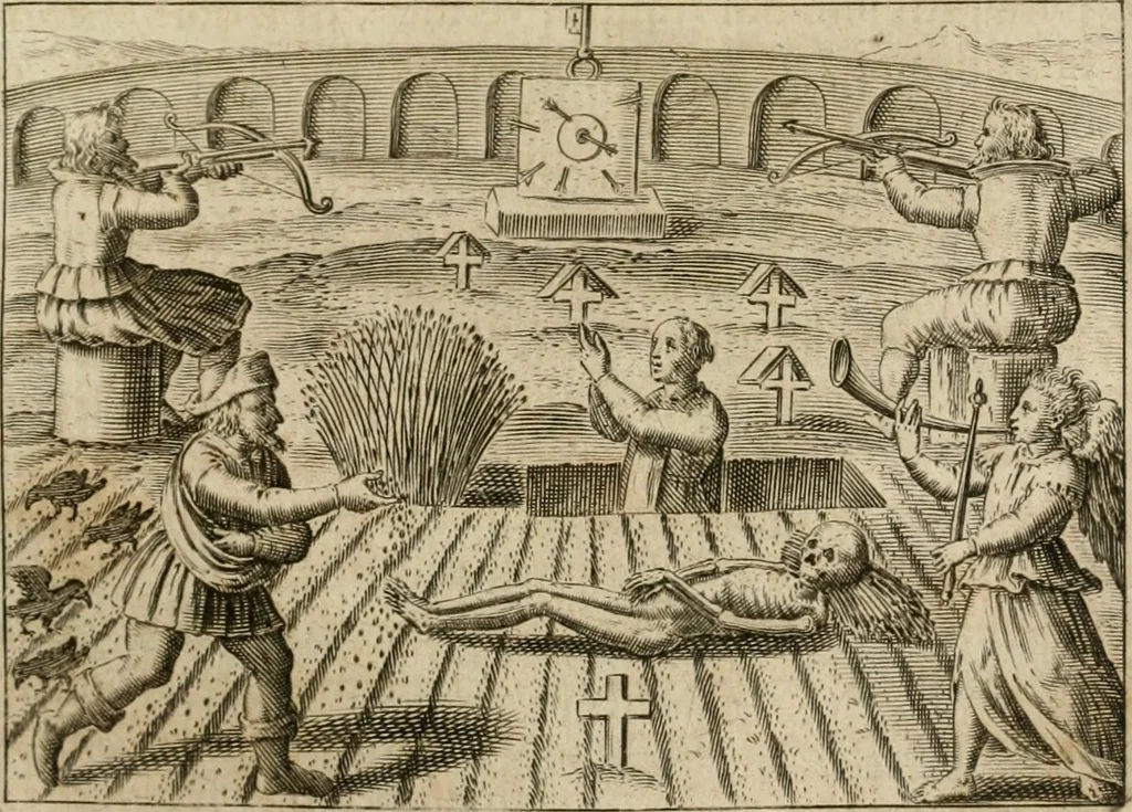 An illustration from Musaeum hermeticum, reformatum et amplificatum : omnes sopho-spagyricae artis discipulos fidelissimè erudiens, quo pacto summa illa veraque lapidis philosophici medicina, qua res omnes qualemcunque defectum patientes, instaurantur, inveniri & haberi queat : continens tractatus chimicos XXI. praestantissimos .., 1678, leaf 426