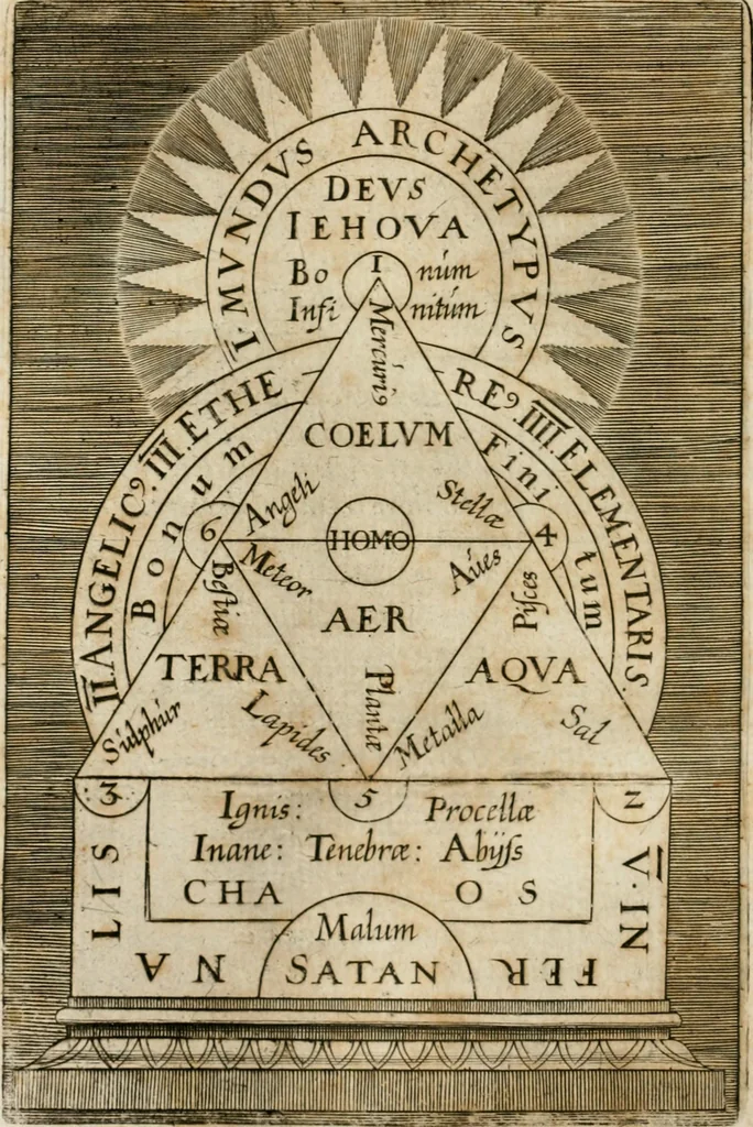 An illustration from Musaeum hermeticum, reformatum et amplificatum : omnes sopho-spagyricae artis discipulos fidelissimè erudiens, quo pacto summa illa veraque lapidis philosophici medicina, qua res omnes qualemcunque defectum patientes, instaurantur, inveniri & haberi queat : continens tractatus chimicos XXI. praestantissimos .., 1678, leaf 459