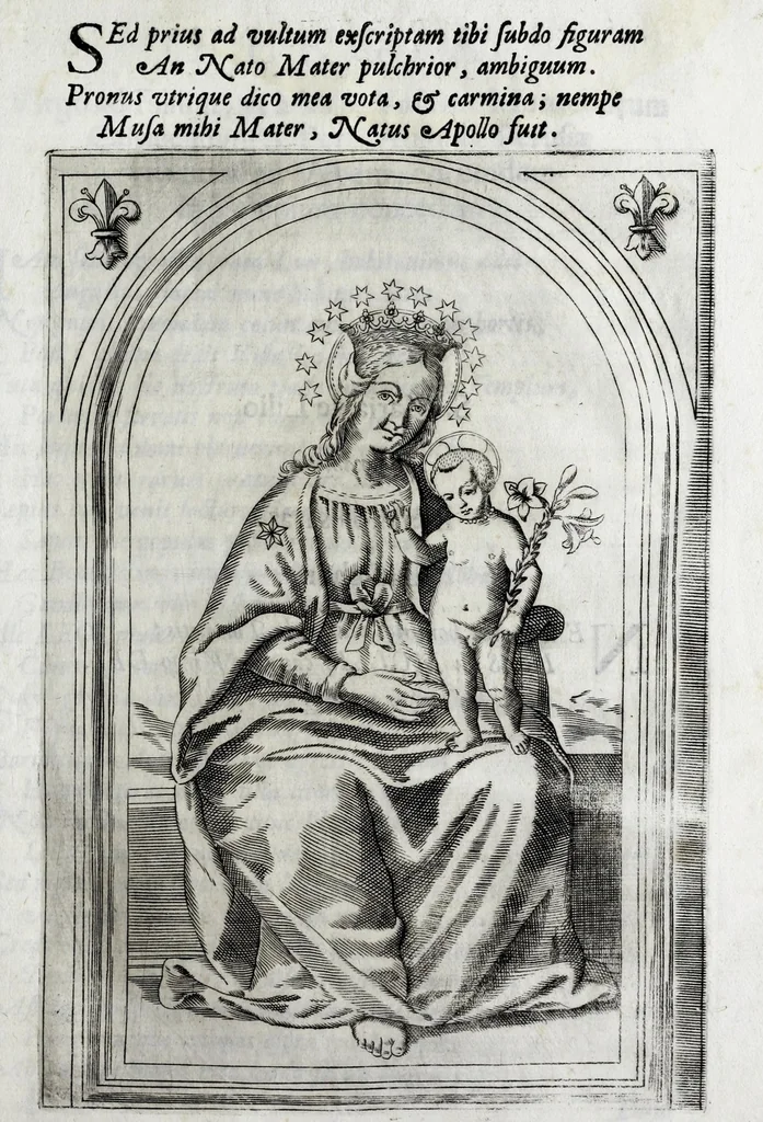 An illustration from Musarum plausus Perusii in augusto D. Petri Monast.o Congregationis Casinensis ad anni MDCXLIII generalia patrum comitia excitatus, 1643, leaf 115