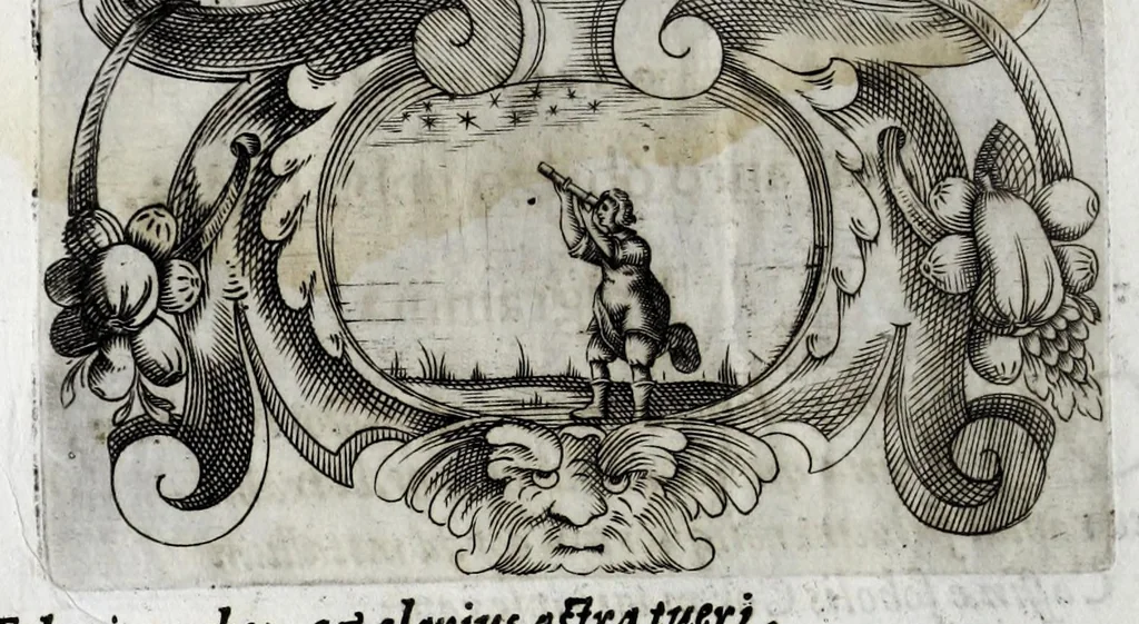An illustration from Musarum plausus Perusii in augusto D. Petri Monast.o Congregationis Casinensis ad anni MDCXLIII generalia patrum comitia excitatus, 1643, leaf 22