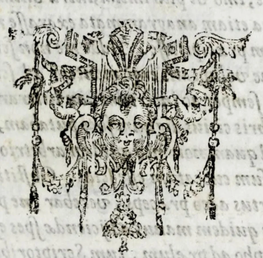 An illustration from Musarum plausus Perusii in augusto D. Petri Monast.o Congregationis Casinensis ad anni MDCXLIII generalia patrum comitia excitatus, 1643, leaf 9
