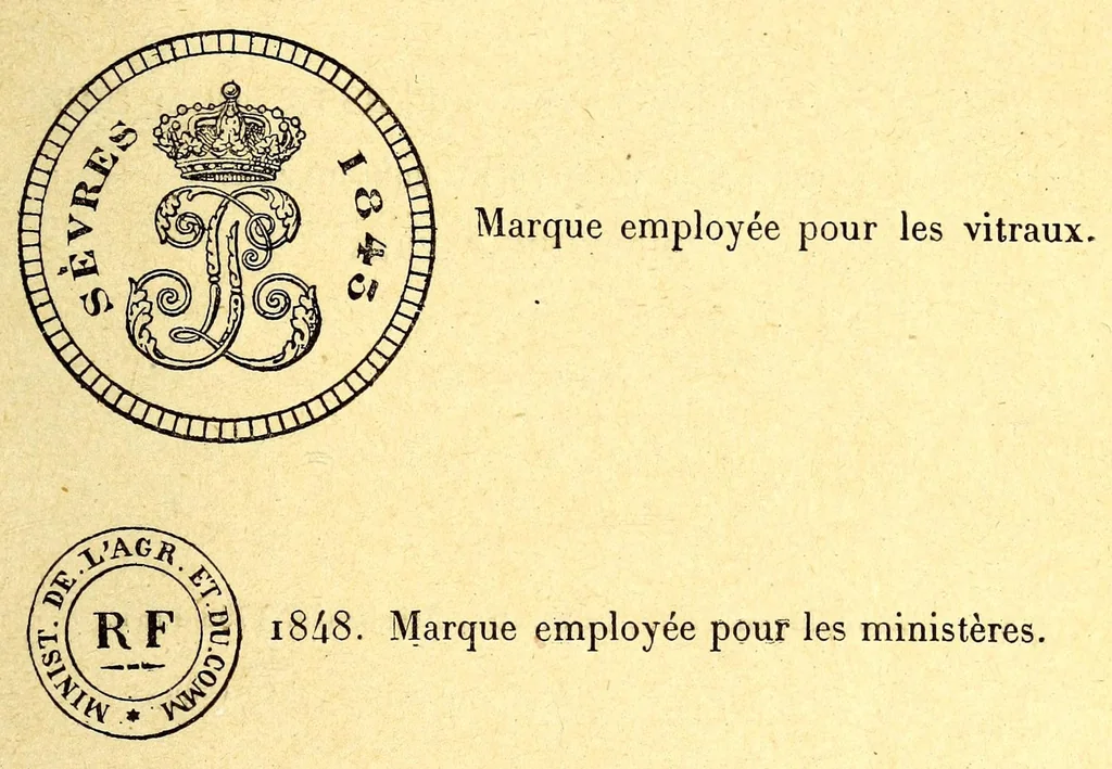 An illustration from Musée ceramique de Sèvres;, 1921, leaf 203