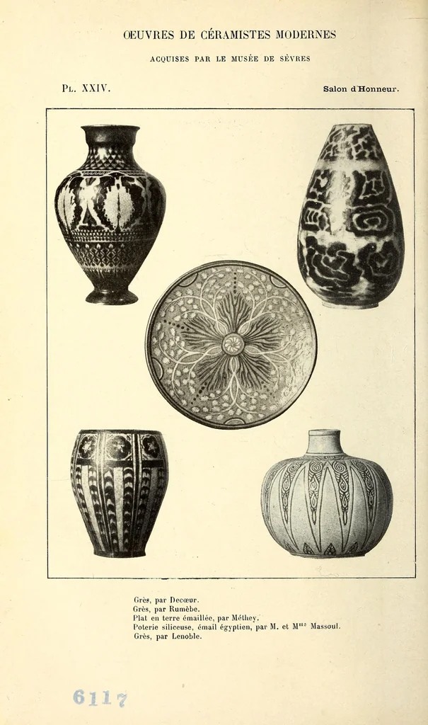 An illustration from Musée ceramique de Sèvres;, 1921, leaf 286