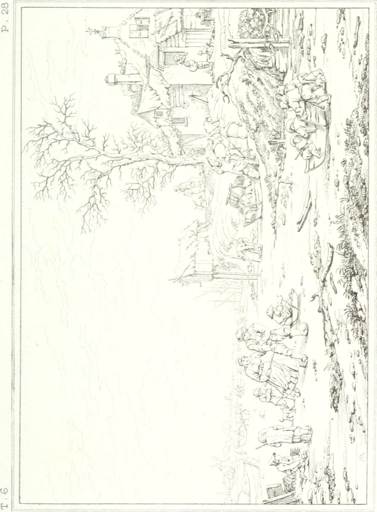 An illustration from Musée de peinture et de sculpture; ou, Recueil des principaux tableaux, statues et bas-reliefs des collections publiques et particulières de l'Europe. Dessiné et gravé à l'eau-forte par Réveil, avec des notices descriptives, critiques et historiques par Louis et Réné Ménard, 1872, leaf 162