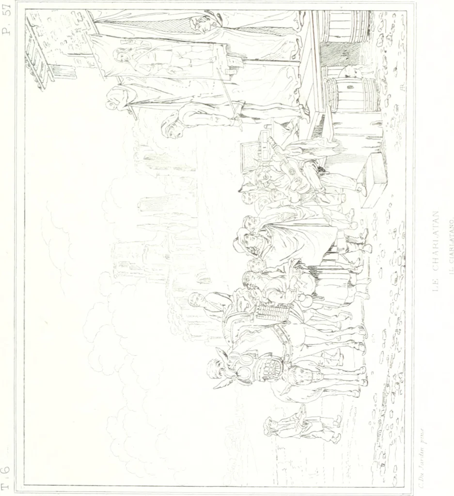 An illustration from Musée de peinture et de sculpture; ou, Recueil des principaux tableaux, statues et bas-reliefs des collections publiques et particulières de l'Europe. Dessiné et gravé à l'eau-forte par Réveil, avec des notices descriptives, critiques et historiques par Louis et Réné Ménard, 1872, leaf 220
