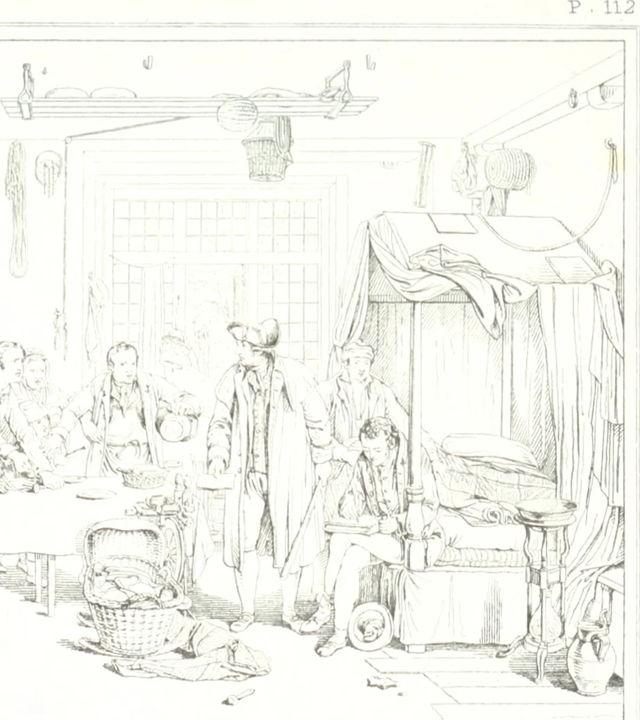 An illustration from Musée de peinture et de sculpture; ou, Recueil des principaux tableaux, statues et bas-reliefs des collections publiques et particulières de l'Europe. Dessiné et gravé à l'eau-forte par Réveil, avec des notices descriptives, critiques et historiques par Louis et Réné Ménard, 1872, leaf 330