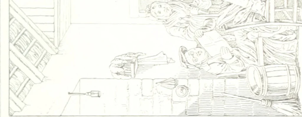 An illustration from Musée de peinture et de sculpture; ou, Recueil des principaux tableaux, statues et bas-reliefs des collections publiques et particulières de l'Europe. Dessiné et gravé à l'eau-forte par Réveil, avec des notices descriptives, critiques et historiques par Louis et Réné Ménard, 1872, leaf 332