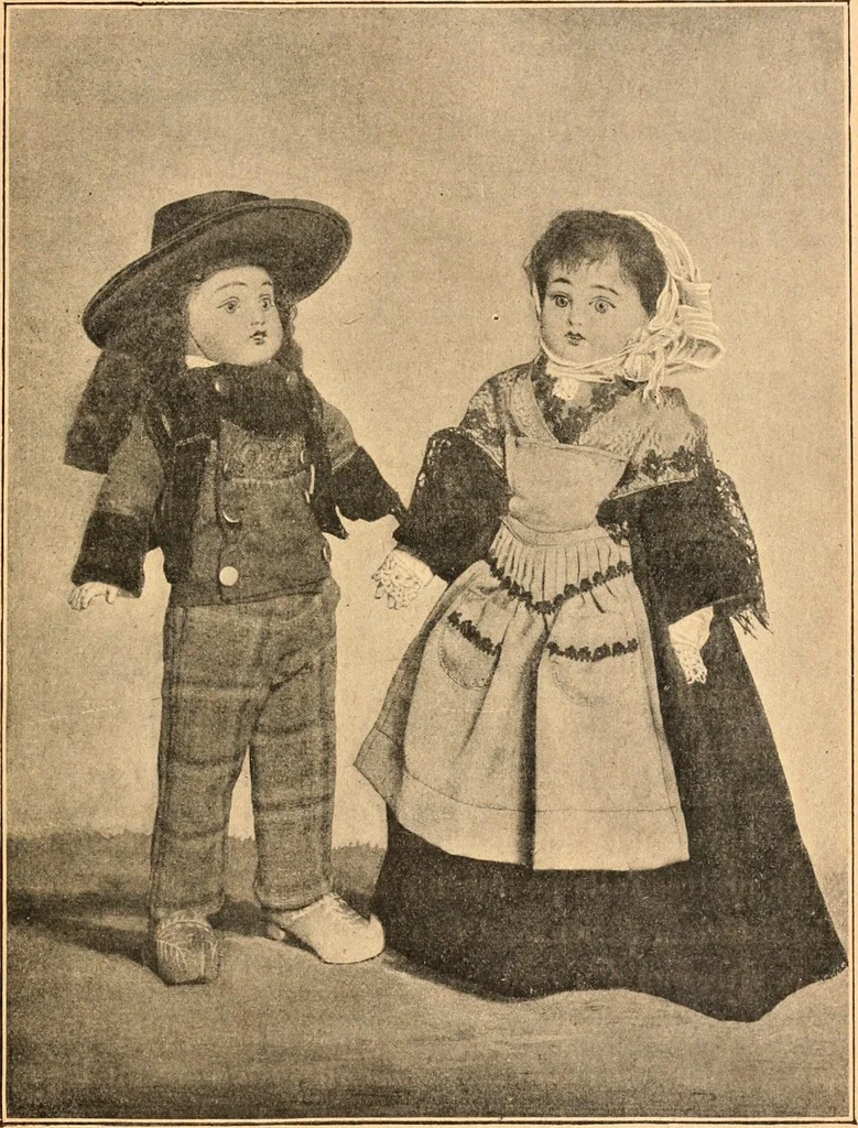 An illustration from Musee De Poupees, 1909, leaf 208