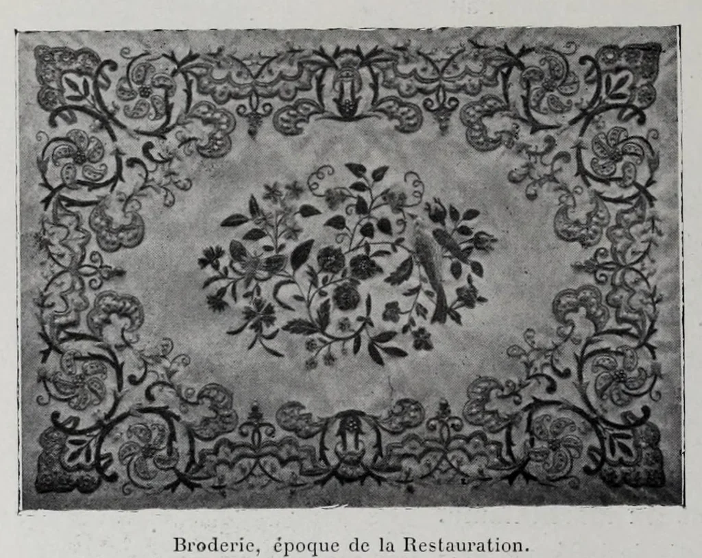 An illustration from Musée rétrospectif de la classe 84: broderie à l'Exposition universelle Internationale de 1900, à Paris, 1900, leaf 118